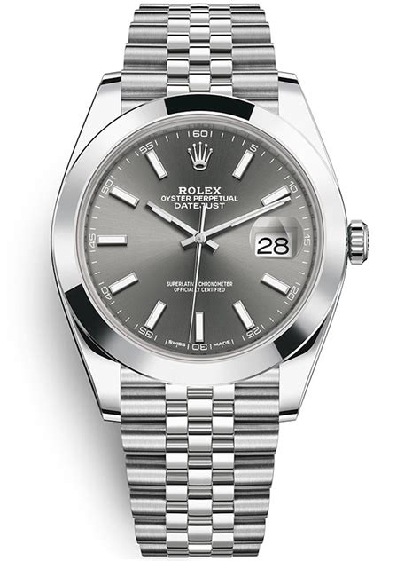 rolex datejust 126300 rhodium|Rolex Datejust 41 rhodium price.